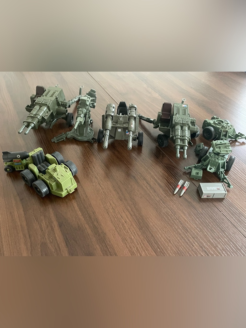 G.I.JOE ARAH Artillery & Ordinance Lot Hasbro Vintage 1983